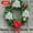 E, variant on Artificial Poinsettia Holly Christmas Flowers for Wreath Mantel Table Centerpiece HOME Decor
