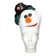 thumbnail image 2 of Snowman Head Hat - Holiday Decor Hat - Snowman Decor Hat - Christmas Gift Hat - Christmas Decor Hat - Christmas Gifts Hat, 2 of 5