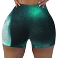 thumbnail image 2 of Pofeuu Witch House On The Hill Print Workout Shorts for Women Scrunch Butt Lifting High Waisted Yoga Gym Seamless Booty Biker Shorts-Medium, 2 of 8