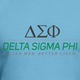 thumbnail image 3 of CafePress - Delta Sigma Phi Color Stacked Logo T Shirt - Fitted T-Shirt, Vintage Fit Soft Cotton Tee, 3 of 4