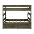 thumbnail image 4 of Max & Lily Solid Wood Modern Farmhouse Farmhouse Twin/Twin Bunk Bed with Storage Drawers, 4 of 7