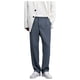 thumbnail image 3 of Pantalones de traje de color liso para hombre, de negocios, informales, de moda, largos, para hombre, 3 of 8