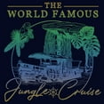 thumbnail image 2 of Junior's Jungle Cruise The World Famous La Quila Ombre  Graphic Tee Navy Blue X Large, 2 of 3