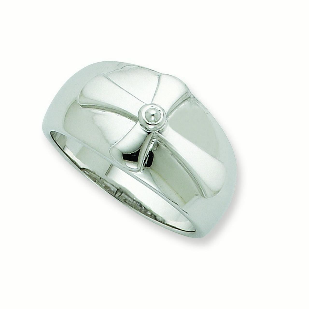 Sterling Silver Purity Mens Ring Ring Size 9 to 11