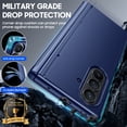 thumbnail image 3 of Vizvera Magnético para Samsung Galaxy Z Fold 7 Funda con Soporte, Compatible con Magsafe, Protección de Bisagra, Protector de Pantalla, Soporte Oculto Incorporado, Funda Delgada a Prueba de Golpes pa, 3 of 11