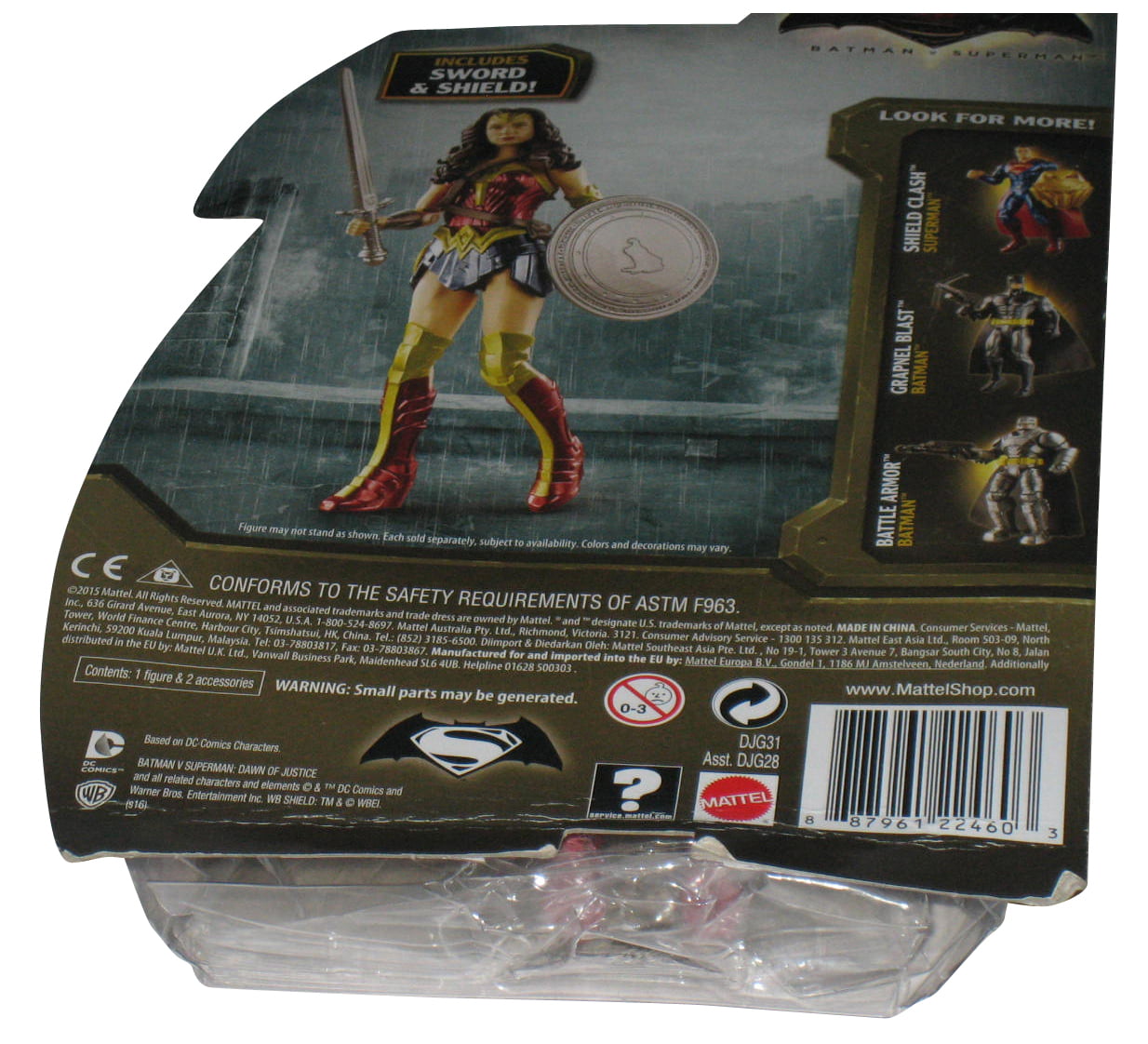 Batman V Superman Wonder Woman Action Figure IOP 2015 Mattel DJG31 for sale online 