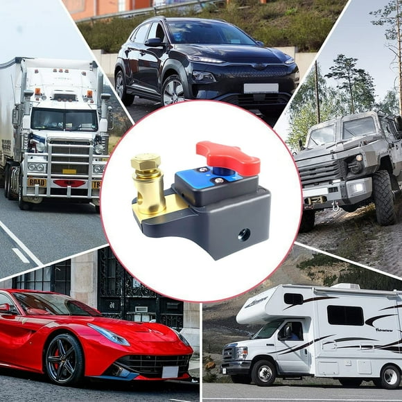 Flash Sale! 12-24V Automotive Battery Circuit Breaker and Isolation, Car Battery Protection and Safety Switch for Vehicles and Automotive Systems