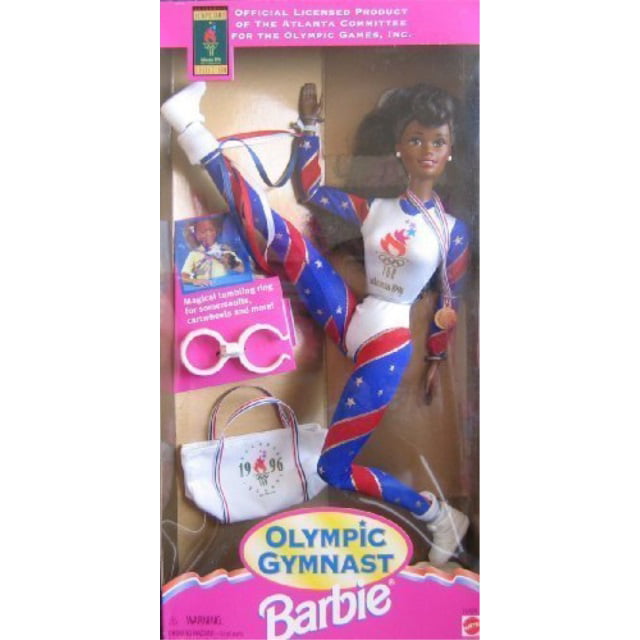 barbie olympic gymnast doll aa - 1996 atlanta olympic games (1995 
