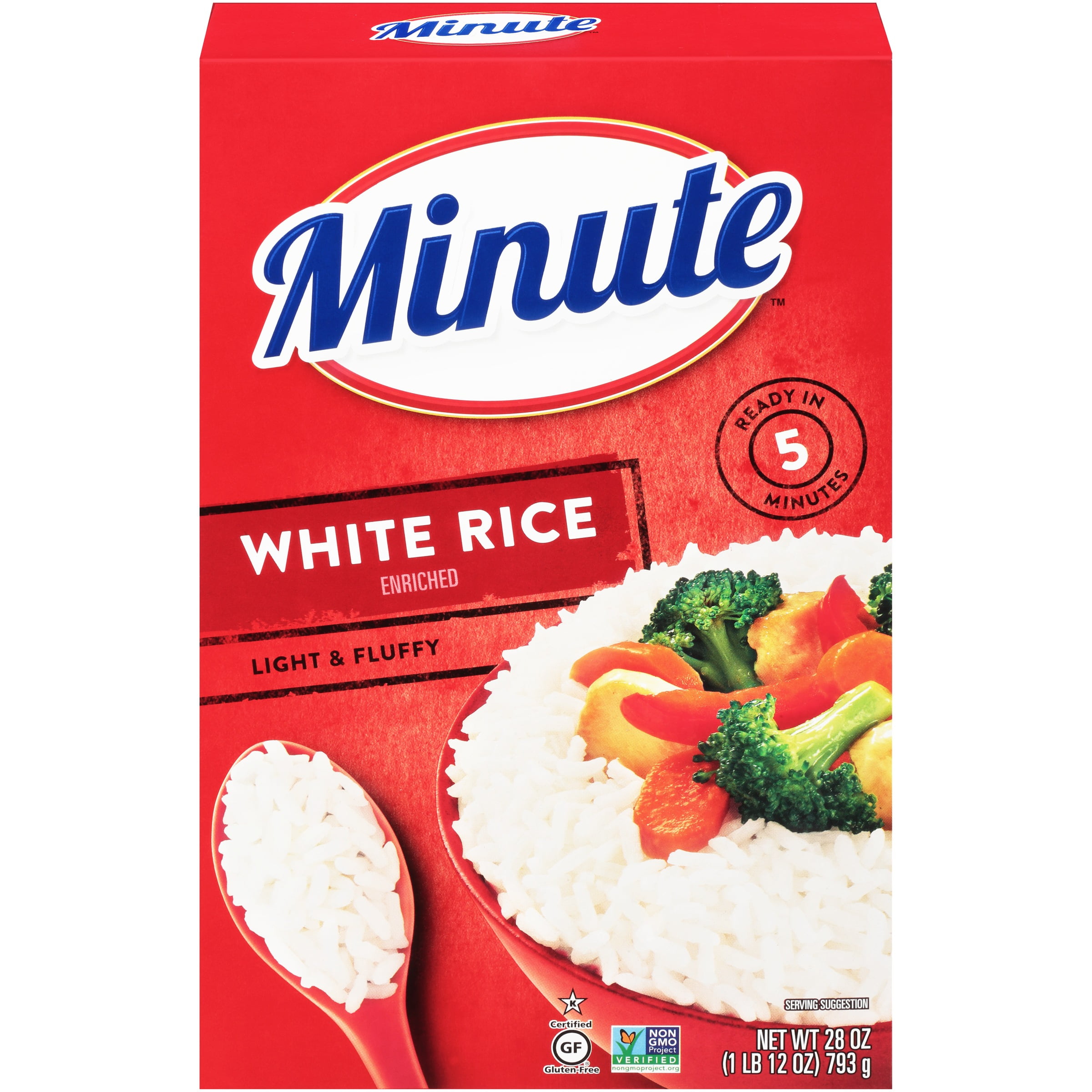 Minute Instant White Rice, 28-Ounce Box - Walmart.com