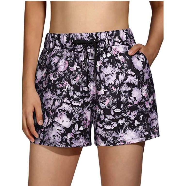 Aayomet Biker Shorts Women Women's Cow Print Tie Front Elastic
