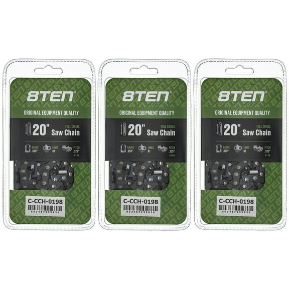 Full Chisel Chainsaw Chain 20 inch .050 .325 81DL for Stihl MS 261 270 3 Pack 810-CCC2310H