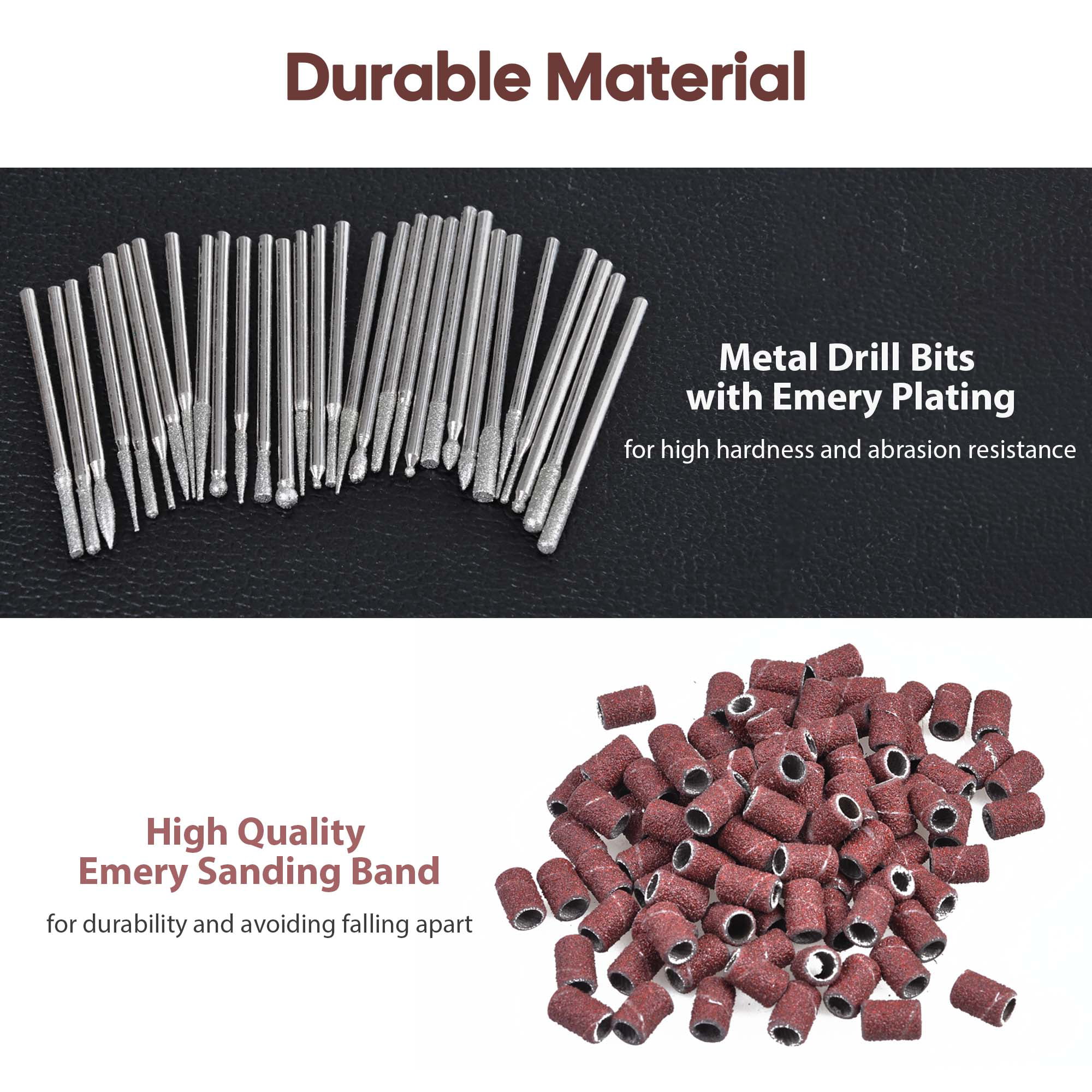 Manicure Zebra Sanding Bands 3mm Mini Grinding Wheel Nail Drill Mandrel  Replacement Accessories – the best products in the Joom Geek online store
