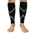 thumbnail image 3 of Manchon de Compression pour Jambe Protège-Tibia Attelle de Mollet Hommes Femmes Cyclisme Course Football Basketball Sport Soutien Mollet, S, 3 of 9