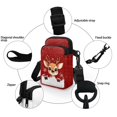 thumbnail image 5 of HELLHERO Reindeer Snowflake Women Cross Body Purse Adjustable Shoulder Strap Polyester Shoulder Bags with Zipper Small Crossbody Purse for Outdoor Travel Daily Use, 5 of 7