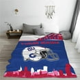 thumbnail image 2 of Custom Buffalo Blanket Personalized Throw Blankets Name and Number for Men Women Boy Football Style Decor Gifts, 2 of 6