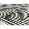 thumbnail image 4 of EORC SR299GY10X14 Hand-Knotted Wool High-Low HANDKNOTTED Rug, 10' x 14', White/ Gray Area Rug, 4 of 5