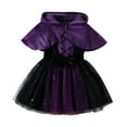 thumbnail image 3 of TAIAOJING Toddler Girl Dress Kids Girls Sleeveless Paillette Tulle Princess Dress Hooded Robe Cloak Set Outfits Beach Sundress 2-3 Years, 3 of 9