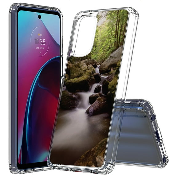 AquaFlex Hybrid Slim Designed For Moto G Stylus 2022 Case Floral And Plant Series