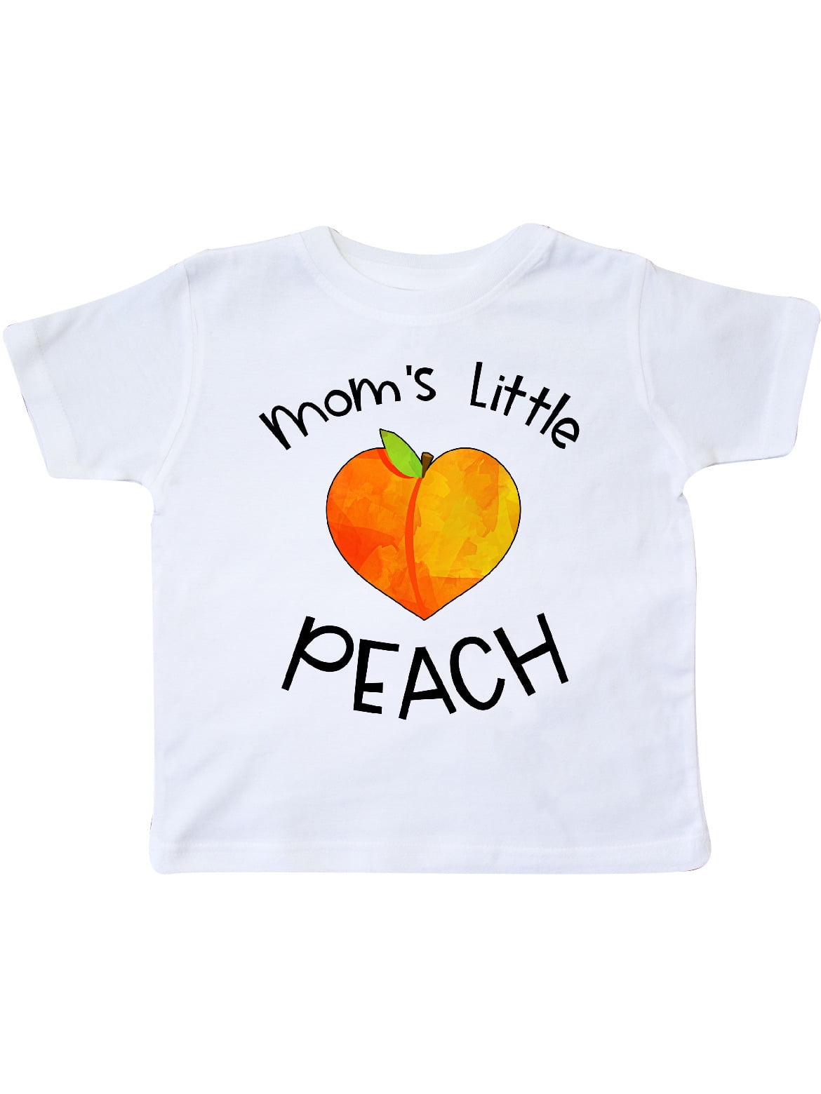 Mom's Little Peach Cute Peach Heart Toddler T-Shirt - Walmart.com ...