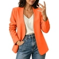 thumbnail image 6 of KyCheLot Plus Size Blazers for Women Fall Solid Color Long Sleeve Jackets Casual Work Business Officewear, 6 of 9