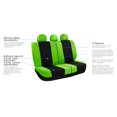 thumbnail image 5 of FH Group Light & Breezy Flat Cloth Car Seat Cover Set For Car Truck SUV Van Green - Rear, 5 of 5