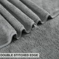 thumbnail image 7 of Kebury 6 Pack Bath Towels Set, 27"x55" Bath Sheets Towels Set For Adults, Mid-size Bathroom Towel Ultra Soft Microfiber Quick Dry Highly Absorbent Shower Towel Spa Hotel Use (Dark Gray), 7 of 7