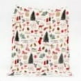 thumbnail image 3 of Great Bay Home Velvet Plush Fleece Reversible Sherpa Warm and Cozy Holiday Throw  (50" x 60" Throw), 3 of 5