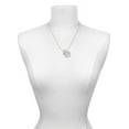 thumbnail image 4 of Delight Jewelry Silver-tone Large Initial - P - Class of 2025 Year to Remember Locket Charm Necklace, 19+2" Extender, 4 of 5