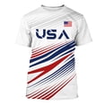 thumbnail image 2 of 2026 Soccer Cup Retro Jersey for Men, Round Neck Short Sleeve Pullover with National Flag & Player Graphic Print for Fan Gathering & Streetwear White XXXL, 2 of 7
