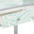 thumbnail image 4 of Teamson Kids Fashion Zebra Prints Gisele Vanity Table and Stool Set with Mirror Zebra, Multiple Finishes, 4 of 7