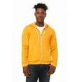 thumbnail image 3 of Canvas  Zip-up Polycotton Fleece Hooded Sweatshirt / Hoodie, 3 of 4