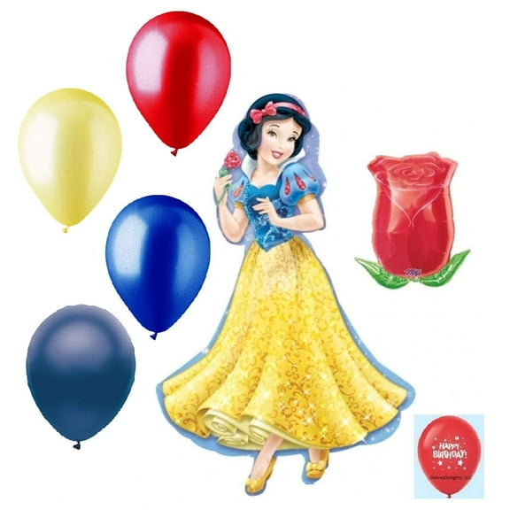 DalvayDelights Disney Princess Snow White Party Balloon Decoration Bouquet Decorating Kit Set