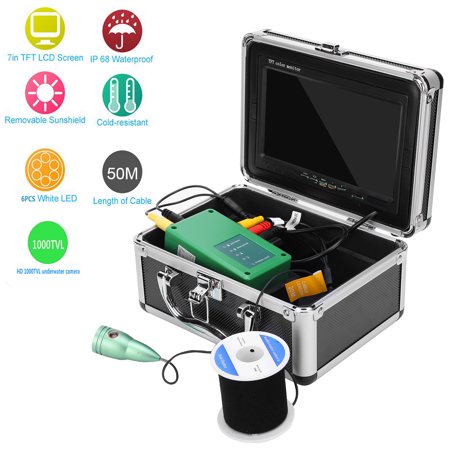 ESTINK Fish Finder  Fish Cam Monitor Camera 7in Monitor Camera  For Swimming Diving Underwater Exploration Ice Fishing