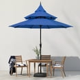 thumbnail image 3 of Maypex Outdoor Patio Umbrella 9 Ft Pagoda with Crank, No Tilt, Navy, 3 of 6