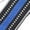 Blue, variant on Deago Reflective Dog Collar and Leash Set Adjustable Padded Nylon Pet Collars with Dog Leashes for Small Medium Large Dogs (Blue, S)