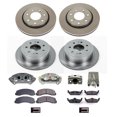 thumbnail image 2 of PowerStop Front and Rear Stock Replacement Brake Pad and Rotor Kit with Calipers Fits: FORD Select Models KCOE5973, 2 of 5