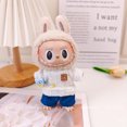 thumbnail image 1 of Recién llegado, muñecas Labubu, solo ropa, ropa de moda, figuras, modelos de muñecas, ropa pequeña, sudadera con capucha a juego de colores, regalo de Navidad bonito para escritorio, 1 of 5