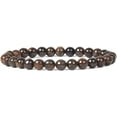 thumbnail image 1 of Angelstones Bracelet Extensible en Perles Rondes de 6mm en Bronzite Naturelle 6.5 Pouces, 1 of 2
