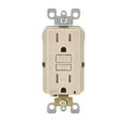 thumbnail image 1 of Leviton Manufacturing R02-AFTR1-0KT 15 amp AFCI Tamper Outlet, Light Almond, 1 of 3