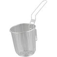 thumbnail image 1 of HUGFEGWE Panier à Frites Rond en Fil Métallique Rangement Facile Panier à Frites Profond Panier à Frites Polyvalent Portable Panier à Aliments Frits pour Dumplings Pâtes Cuisson, 10cm CJB91-38266, 1 of 6