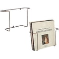 thumbnail image 1 of Modern Metal Wire Wall Mounted Vinyl Records Storage Racks Hanging LP Record Holders Floating Album Cover Display Shelves Set of (Brass), 1 of 7