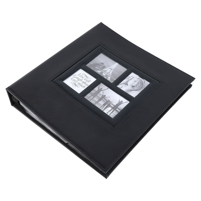 Picture Album, 500 Pockets PU Photo Album Simple Design Fine Workmanship 4 X 6in for Home