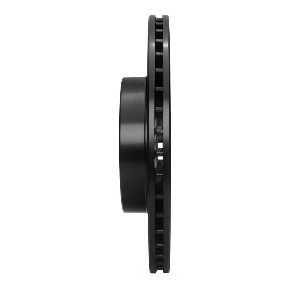Dynamic Friction Company 633-76028R DFC Brake Rotor - Drilled And Slotted - Black
