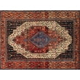 thumbnail image 1 of Ahgly Company Machine Washable Indoor Rectangle Traditional Gold Brown Area Rugs, 10' x 13', 1 of 7