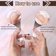 thumbnail image 3 of 10 Pack Clear Fillable Heart Ornament, 3.9 Inch Hanging Plastic Balls Transparent Heart Shaped Decor for DIY Craft, 3 of 7
