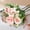 Multicolor[E], variant on Bxaolu Fake Flower Bouquet Purple Artificial Silk Flower Arrangements Faux Rose Peony Flowers for Bridal Bouquets Wedding Table Centerpieces Funeral Spring Summer Decor
