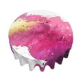 thumbnail image 3 of ZICANCN Round Table Cloths 60 Inch, Purple Marble Abstract Pastel Table Cover Waterproof Washable Outdoor Picnic Tablecloth, 3 of 8