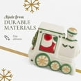 thumbnail image 4 of Spode Christmas Tree Miniature Christmas Village Figural Decoration, Snowy Christmas Village Set, Ceramic Holiday Decor - Festive Holiday Decorations for Indoor Display (Train), 4 of 7