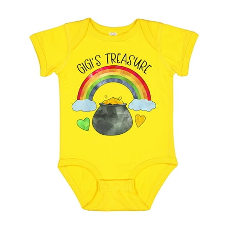 

Inktastic Gigi s Treasure St. Patrick s Day Rainbow and Gold Gift Baby Boy or Baby Girl Bodysuit