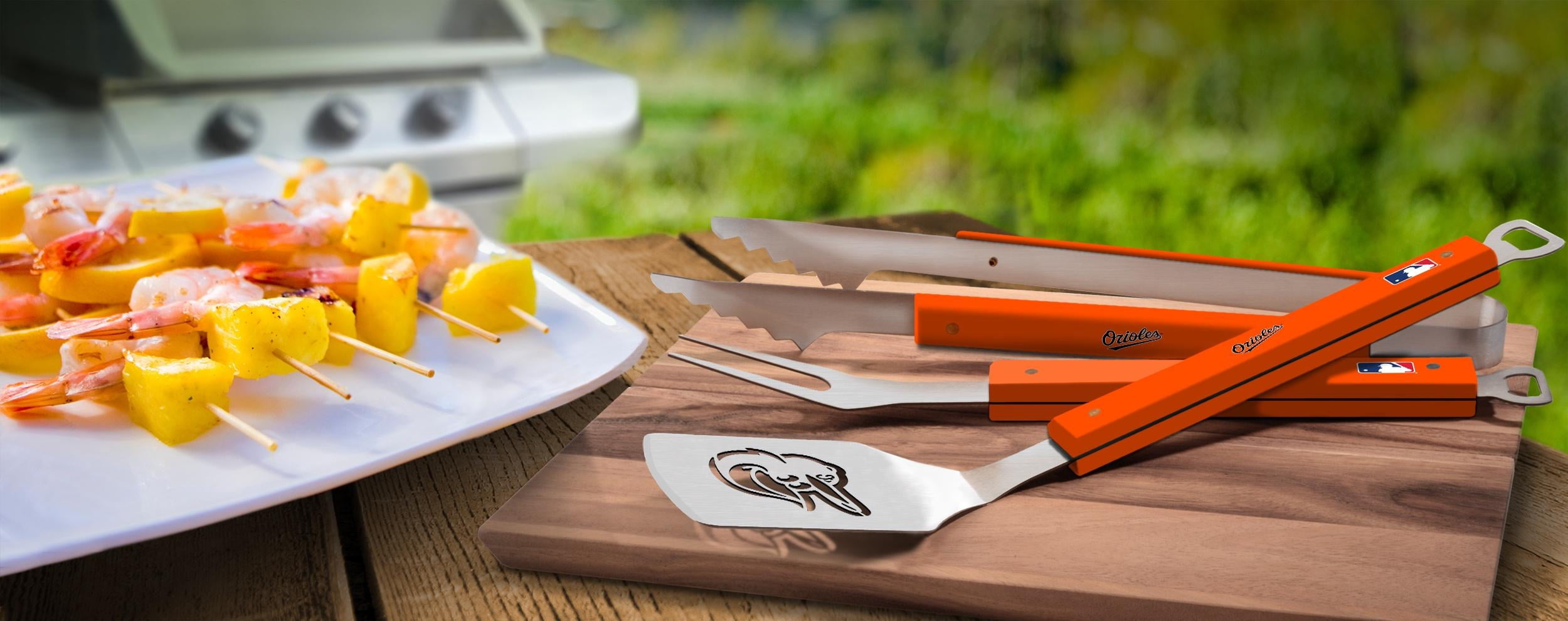 YouTheFan MLB Baltimore Orioles Spirit Series 3pc BBQ Set